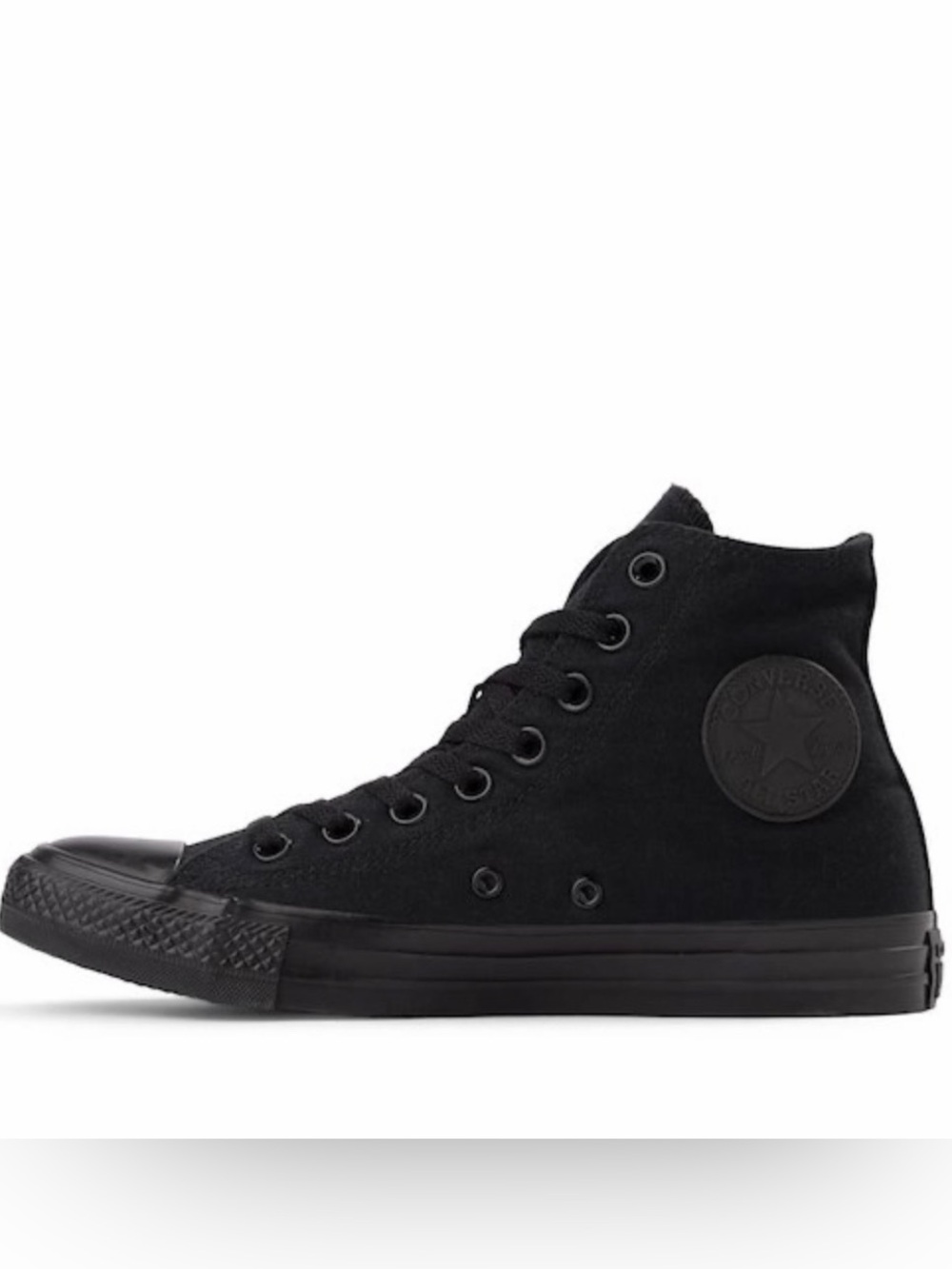 Converse Black Monochrome C Taylor High-Top Canvas Sneakers Sz 10.5